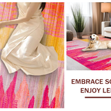 Eye Catching Round Spectrum Art(Yellow)