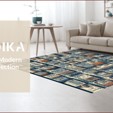 Ultra Soft Area Rug, Non Slip, Stain Resistant, Washable Area Rugs for Living Room, Bedroom, Educational City Life Play Rug for Kids Bedroom(Gray)