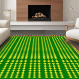 Festive Abstract Colorful Layering(Green)