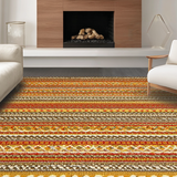 Ultra Soft Area Rug, Non Slip, Stain Resistant, Washable Area Rugs for Living Room, Bedroom, Cheerful Decorative Egg Theme(Brown)