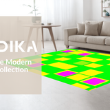 Charming Colorful Checkered Aesthetic(Green)