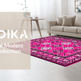 Artistic Cowgirl Vibe Floor Decor(Pink)