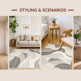 Chic Contemporary Arch Motif(Beige)