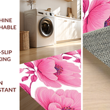 Ultra Soft Area Rug, Non Slip, Stain Resistant, Washable Area Rugs for Living Room, Bedroom, Adorable Cozy Pink Shag Ensemble(Pink)