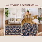 Striking Symmetrical Geometric Layout(Blue)