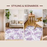 Elegant Pastel Geometric Arrangement(Purple)