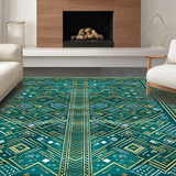 Chic Multicolored Striped Design(Blue)