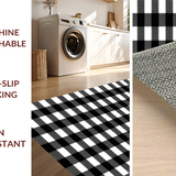 Cozy Traditional Checkerboard Motif(Black)