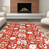 Vibrant Khaki Tiled(Red)