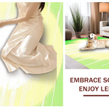 Contemporary Playful Circular Motif(Green)