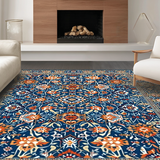 Chic Rustic Ogee Patterning(Blue)