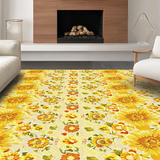 Charming Farmhouse Sunflower Motif(Yellow)