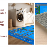 Charming Traffic Theme Decor(Blue)