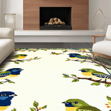 Charming Abstract Foliage and Fauna(Ivory)