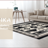 Elegant Ivory Ethnic Motif(Black)