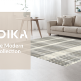 Ultra Soft Area Rug, Non Slip, Stain Resistant, Washable Area Rugs for Living Room, Bedroom, Modern Rustic Beige Geometry(Beige)