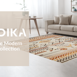 Charming Cozy Chic Geometric Flair(Beige)