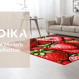 Quirky Pink Fruit Motif(Red)