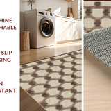 Chic Earthy Diamond Motif(Beige)