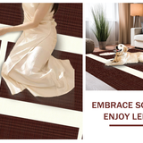 Ultra Soft Area Rug, Non Slip, Stain Resistant, Washable Area Rugs for Living Room, Bedroom, Whimsical Child-Friendly Baseball Design(Brown)