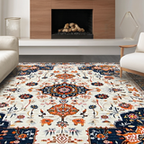 Artistic Cream and Orange Harmony(White)