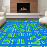 Interactive Roadway Exploration Mat(Blue)