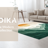 Elegant Round Minimalist Art(Green)