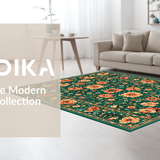 Stylish Vintage Flower(Green)