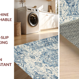 Vibrant Vintage Ogee Motif(Blue)