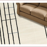 Contemporary Geometric Stripe Elegance(Beige)