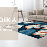 Bright Multicolor Leafy Composition(Blue)