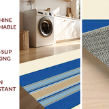 Ultra Soft Area Rug, Non Slip, Stain Resistant, Washable Area Rugs for Living Room, Bedroom, Earthy Toned Decorative Piece(Blue)