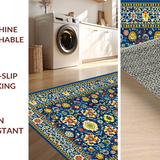 Vivid Ethnic Geometric Design(Blue)