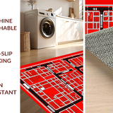 Colorful Urban Exploration Mat(Red)