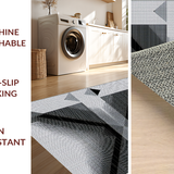 Chic Geometric Diamond Motif(Gray)