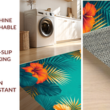 Contemporary Blue Botanical Fusion(Blue)