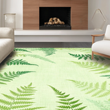 Sage Green Elegant Shag Design(Green)