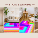 Colorful Shaggy Abstract Aesthetic(Pink)