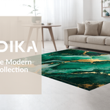 Chic Green Gold Artful Fusion(Green)