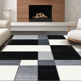 Classic Black and Cream Checkers Design(Black)