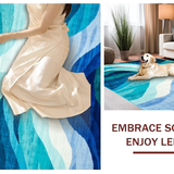 Chic Fluid Wave Arrangement(Blue)