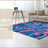 Dynamic Colorful Abstract Motif(Blue)