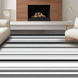 Artful Minimalist Black and White Harmony(Black)
