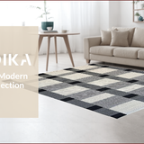 Chic Light Grey Diamond Motif(Beige)