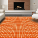 Ultra Soft Area Rug, Non Slip, Stain Resistant, Washable Area Rugs for Living Room, Bedroom, Sophisticated Neutral Shag Style(Orange)