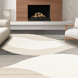 Artistic Ivory Swirl Aesthetic(Beige)