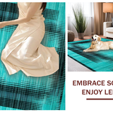 Dynamic Color Blocked Design Elements(Blue)