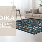 Vibrant Earth Tones with Cultural Flair(Blue)
