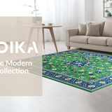 Elegant Transitional Tiled Motif(Green)