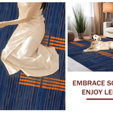 Artistic Tiled Colorful Arrangement(Blue)